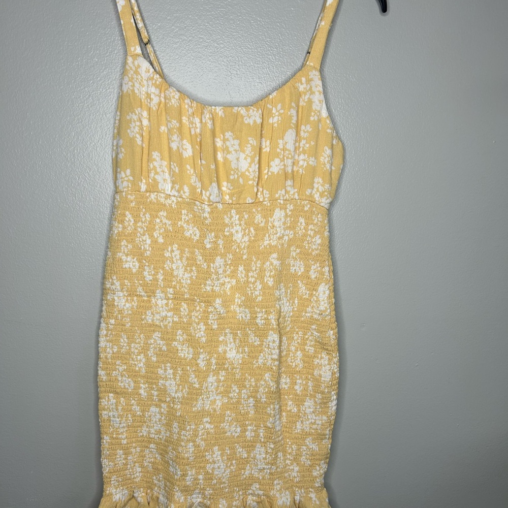 Abercrombie & Fitch Mustard Floral Dress